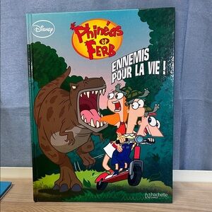 Hachette Phineas et Ferb Adventure Book BD Ennemis pour la vie in french